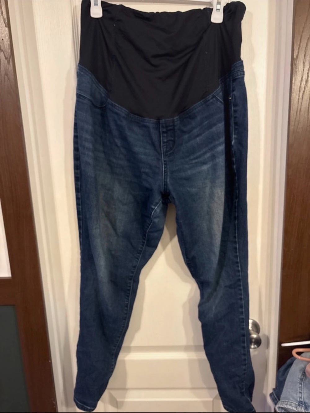 Maternity Stretch Dark Blue Jeans